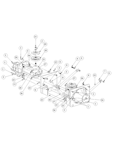 Drive Assembly Diagram and Parts List for M48-KHS 53AB5B5M150-18-HP Cub Cadet Lawn Tractor